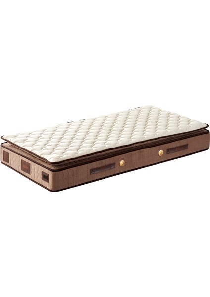 W.Cotton 90x190 Tek Kişilik Pedli Yatak Full Ortopedik Yaylı Yatak