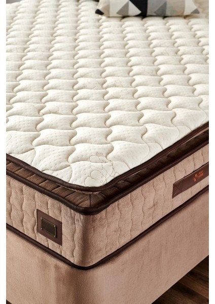 W.Cotton 90x200 Tek Kişilik Pedli Yatak Full Ortopedik Yaylı Yatak