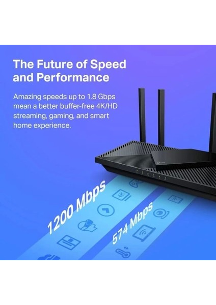 AX6000 Wi-Fi 6 Yönlendirici (Archer AX80) Wifi 6, AX1800