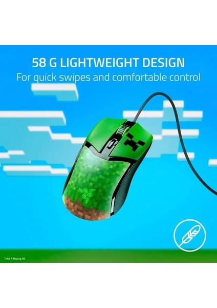 Cobra Pro Kablosuz Oyun Faresi Minecraft Edition Cobra Mouse