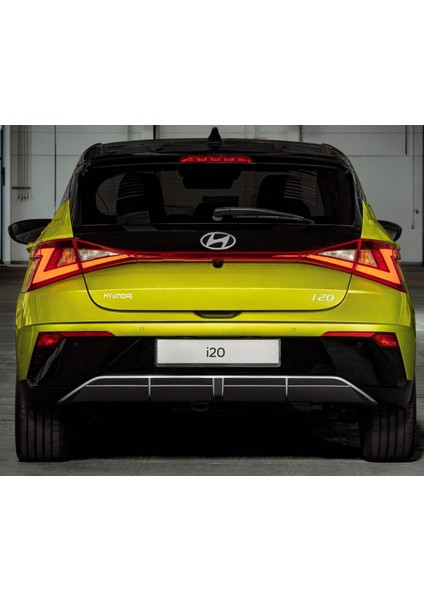 I20 Bagaj 3m Gri Yeni Nesil Yazı Logo Hyundai Ile Uyumlu modelleri