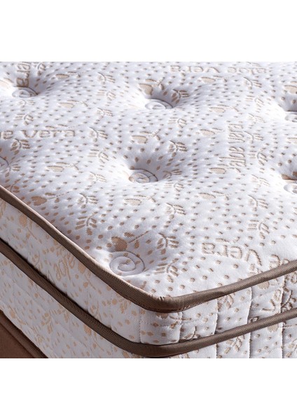 Tek Kişilik Full Ortopedik Yatak 120x200 Aloe Vera Kumaşlı Helen