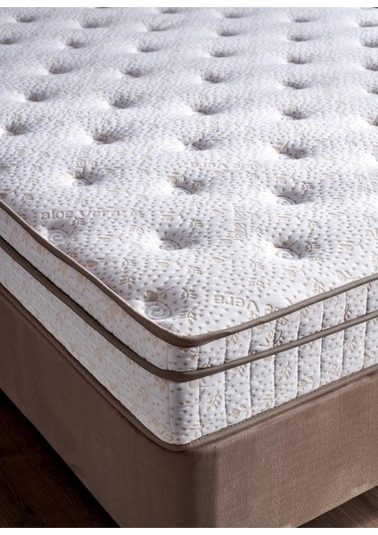 Tek Kişilik Full Ortopedik Yatak 120x200 Aloe Vera Kumaşlı Helen