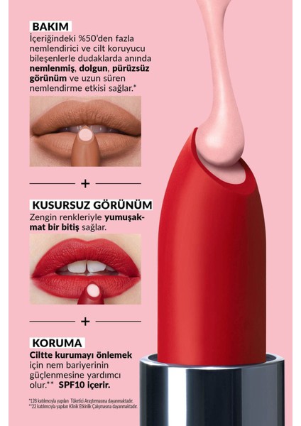 Hydramatic Mat Ruj Siren Red fiyatları