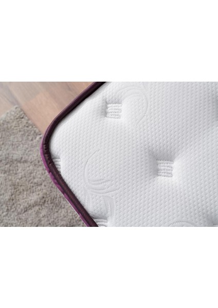 Niron Violet 90x190 Tek Kişilik Gizli Pedli Yatak Full Ortopedik Yaylı Yatak