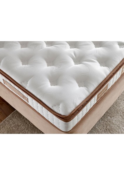 Niron Queen 140x190 Çift Kişilik Tam Ergonomik Pedli Lüks Yatak Orta Sert Özel Yatak fiyatları