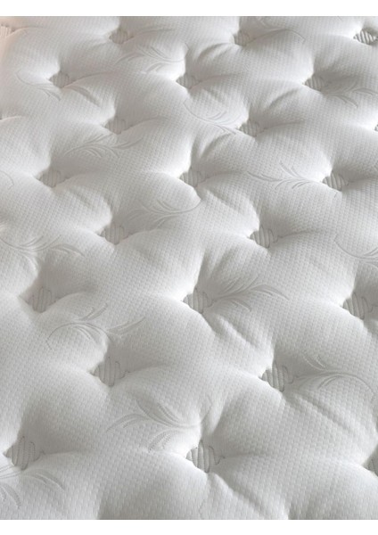 Niron Queen 120x200 cm Bir Buçuk Kişilik Pedli Lüks Yatak Tam Ergonomik Orta Sert Özel Yatak fırsatları
