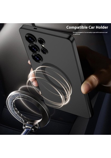 Gkk Samsung Galaxy S24 Ultra Kılıf Magsafe Sert Pc Telefon Arka Kapak ile Uyumlu Manyetik Kurulum-Siyah (Yurt Dışından) fırsatları