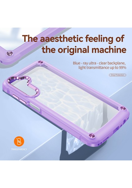 Samsung Galaxy A36 5g Kılıf Anti-Drop Alaşım Lens Çerçevesi Pc+Tpu Telefon Kapağı-Mor (Yurt Dışından) fiyatları