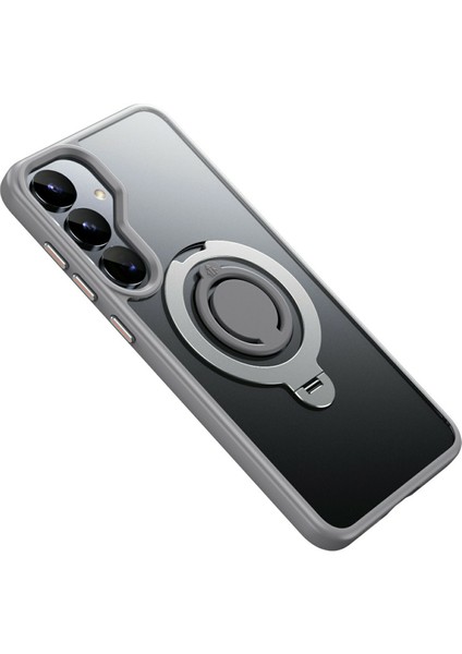 Samsung Galaxy S25 Kılıf Magsafe Kickstand Mat Pc+Tpu Telefon Kapağı ile Uyumlu Silikon Halkalı-Gri (Yurt Dışından) indirimleri
