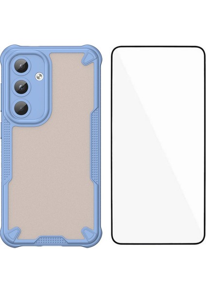 Wanlonfeng Mffj Serisi Samsung Galaxy S25 + Kılıf Anti Drop Tpu Telefon Arka Kapak Ekran Filmi-Mavi (Yurt Dışından)