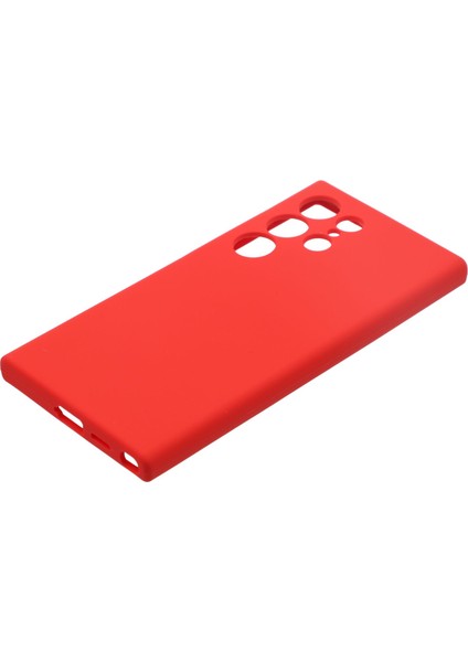 Samsung Galaxy S24 Ultra Kılıf Silikon Darbeye Dayanıklı Telefon Koruyucu Kapak Kabuk-Kırmızı (Yurt Dışından) fırsatları