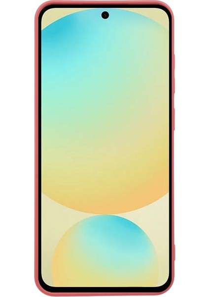 Samsung Galaxy A56 5g Kılıf Tpu Arka Yumuşak Çizilmez Fiber Astar Telefon Kapağı-Alıç Kırmızı (Yurt Dışından)