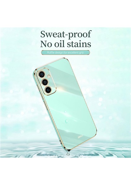 Xınlı Samsung Galaxy A56 5g Kılıf Tpu Telefon Kılıfı, Elektro Kaplama Çerçeveli-Siyah (Yurt Dışından)