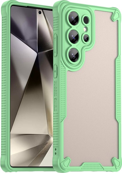 Wanlonfeng Mffj Serisi Samsung Galaxy S24 Ultra Kılıf Anti Drop Tpu Telefon Arka Kapak Ekran Filmi-Yeşil (Yurt Dışından) modelleri