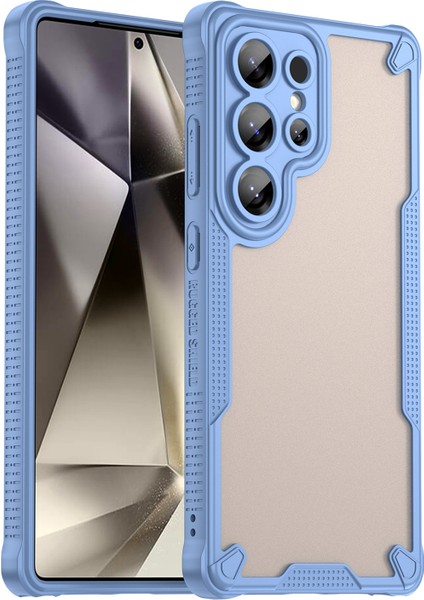 Wanlonfeng Mffj Serisi Samsung Galaxy S24 Ultra Kılıf Anti Drop Tpu Telefon Arka Kapak Ekran Filmi-Mavi (Yurt Dışından) modelleri