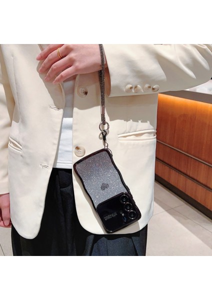 Samsung Galaxy S24 Ultra Için Kılıf Askılı Elektro Kaplama Tpu Telefon Kapağı Aşk Kalp Degrade Parıltılı Mavi (Yurt Dışından) fırsatları