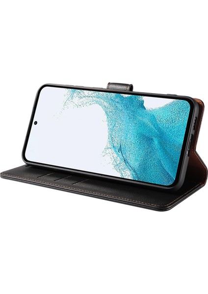 Samsung Galaxy A56 5g Kılıf Manyetik Rfıd Engelleme Deri Telefon Cüzdan Kapağı-Pembe (Yurt Dışından)