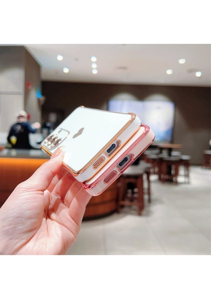 Samsung Galaxy A55 5g Kılıf Tpu Telefon Arka Kapak Galvanik Kalp Desenli-Fildişi Beyazı (Yurt Dışından) indirimleri