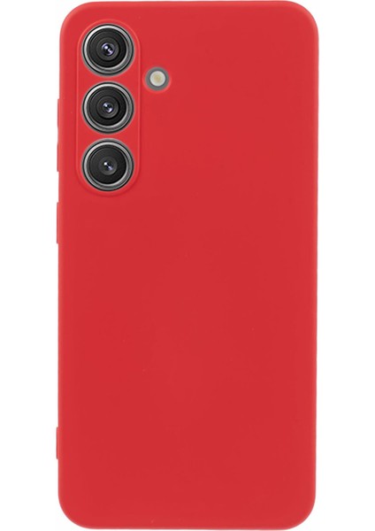 X-Level Samsung Galaxy S25+ Kılıf Yumuşak Tpu Çizilmeye Karşı Fiber Astar Telefon Kapağı-Kırmızı (Yurt Dışından)