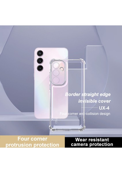 Imak Ux-4 Serisi Samsung Galaxy A55 5g Kılıf Düz Çerçeve Dört Köşe Darbeye Dayanıklı Şeffaf Tpu Kapak (Yurt Dışından) fırsatları