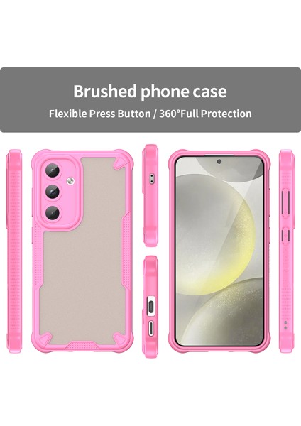 Wanlonfeng Mffj Serisi Samsung Galaxy S25 Kılıf Anti Drop Tpu Telefon Arka Kapak Ekran Filmi-Pembe (Yurt Dışından) modelleri