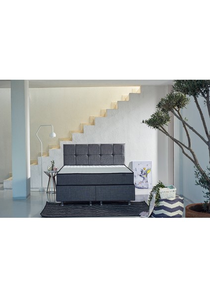 Niron Diamond 200x200 cm Çift Kişilik Ultra Ortopedik Çok Sert Yatak