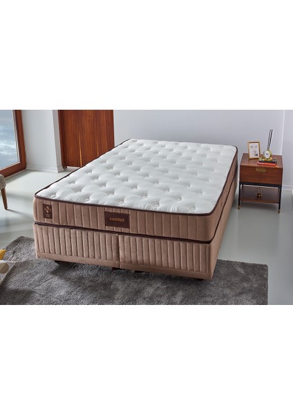 Niron Comfort 150x200 cm Çift Kişilik Lüks Ortopedik Yumuşak Yatak