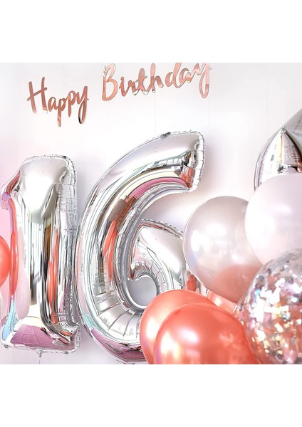 7 Numara Folyo Gold Balon, Folyo Altın Balon 100 cm 40inç fırsatları