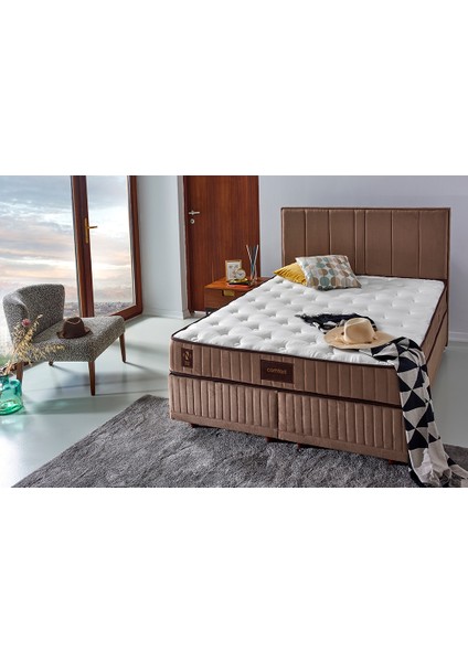 Niron Comfort 100x200 cm Tek Kişilik Lüks Ortopedik Yumuşak Yatak