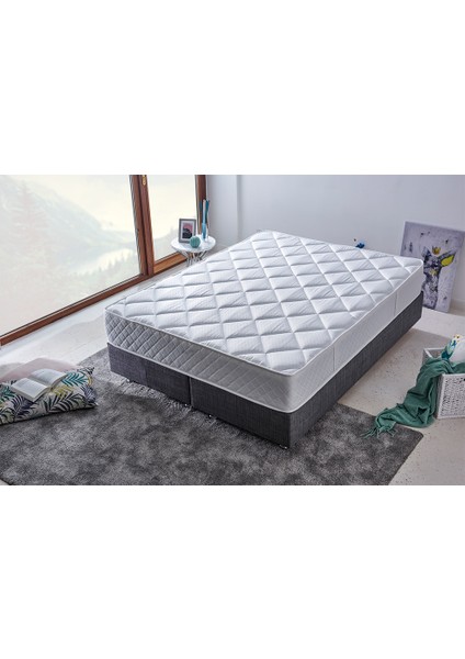 Niron Hybrid 100x200 cm Tek Kişilik Hem Sert Hem Yumuşak Full Ortopedik Yatak