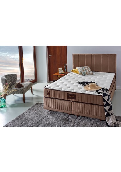 Niron Comfort 90x190 cm Tek Kişilik Lüks Ortopedik Yumuşak Yatak