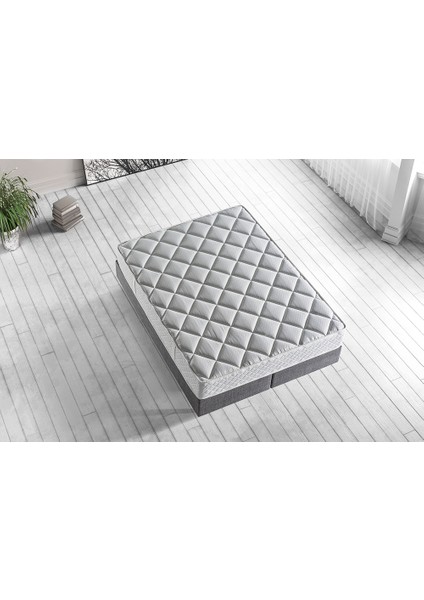 Niron Hybrid 120x200 cm Geniş Tek Kişilik Hem Sert Hem Yumuşak Full Ortopedik Yatak