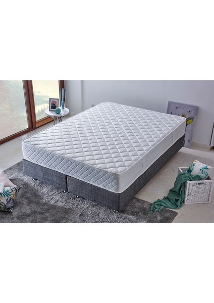 Niron Hybrid 120x200 cm Geniş Tek Kişilik Hem Sert Hem Yumuşak Full Ortopedik Yatak
