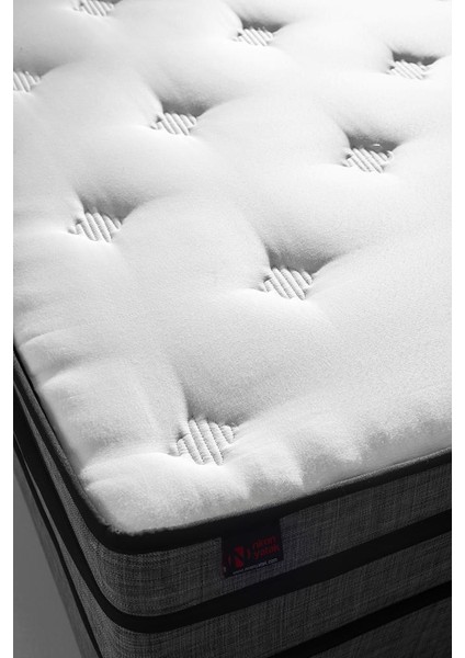 Niron Greypedic 120x200 cm Geniş Tek Kişilik Ultra Ortopedik Çok Sert Pedli Yatak