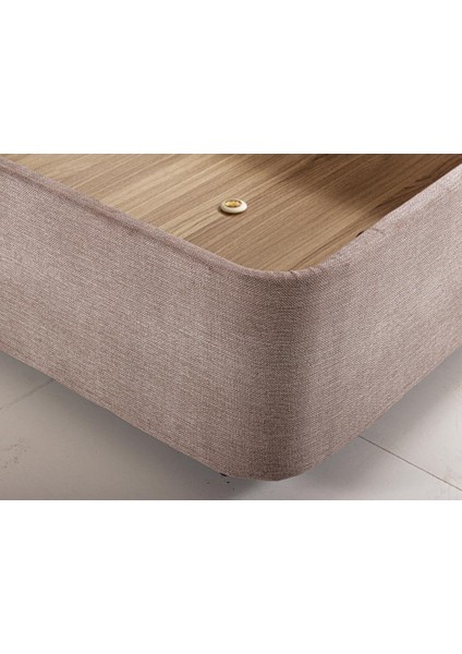 Luna Baza ve Başlık Seti - 150x200 cm Çift Kişilik Kumaş Baza Seti