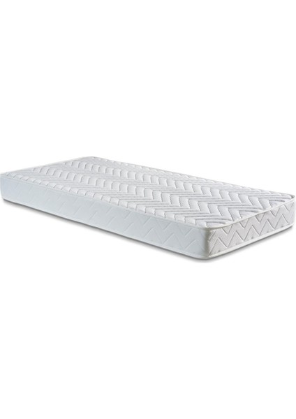 Luna Baza Başlık Yatak Seti - 90x190 cm Tek Kişilik Ortopedik Set Sağlamlaştırılmış Sandıklı Baza