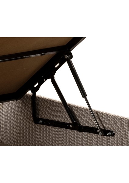 Luna Baza Başlık Yatak Takımı - 150x200 cm Çift Kişilik Ortopedik Yatak Seti Sağlamlaştırılmış Baza