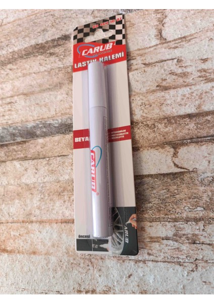 Carub Lastik Yazı Kalemi Su Geçirmez (Beyaz) modelleri