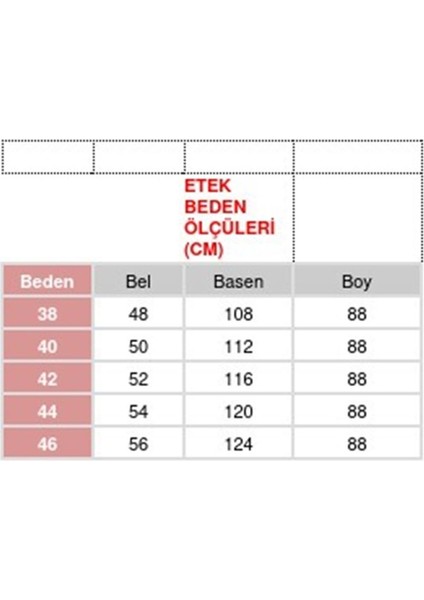 Gabardin Püsküllü Etek - Gri 110PGS1067