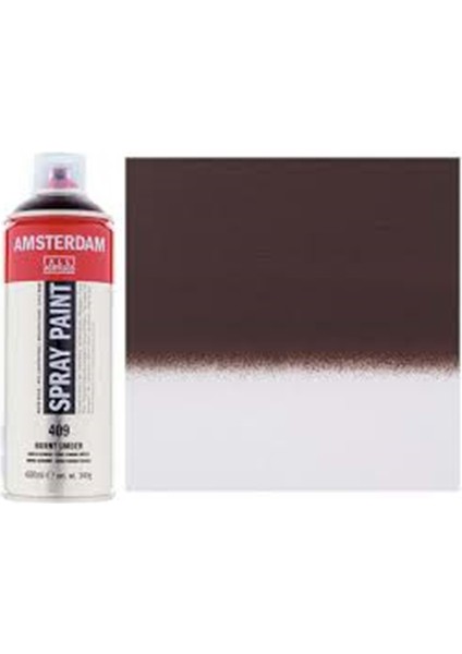 Talens Amsterdam Akrilik Sprey Boya 400 ml Burnt Umber 409