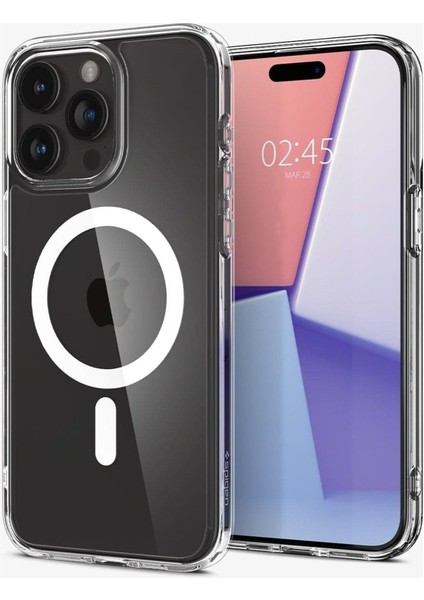 Apple iphone 15 Pro Magsafe Kablosuz Şarj Uyumlu Şeffaf Kılıf fiyatları