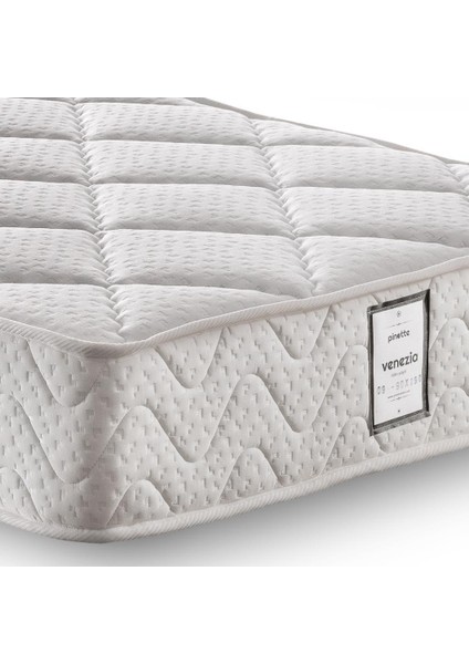 Çift Kişilik 200x200 cm Yaylı Full Ortopedik Lüks Yatak Venezia