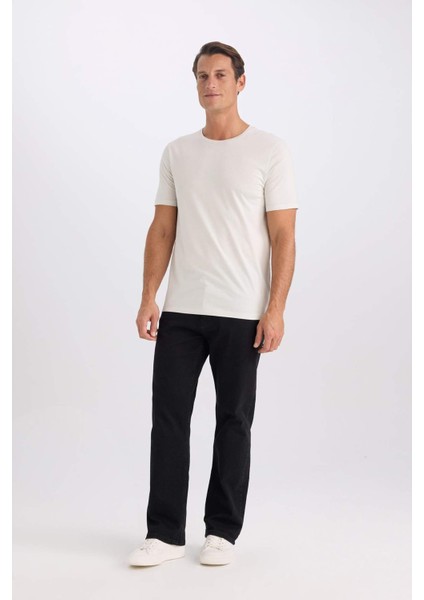 Slim Fit Dar Kesim Bisiklet Yaka Modal Karışımlı Pamuklu Basic Düz Kısa Kollu Tişört M6606AZ25SP fiyatları
