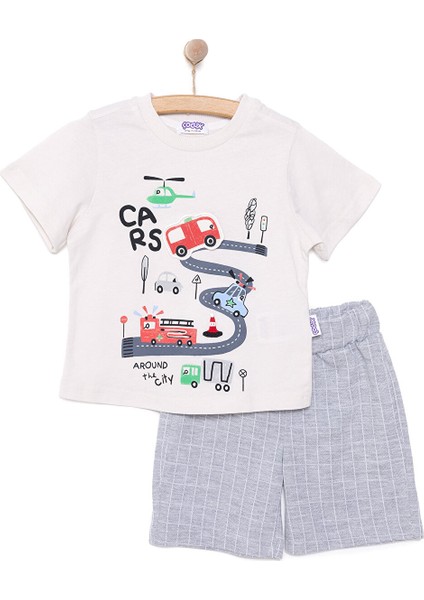 Fun World 3D Erkek Tshirt-Şort Erkek Bebek