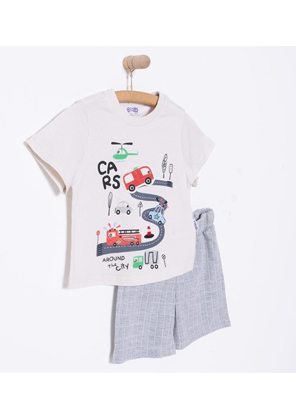 Fun World 3D Erkek Tshirt-Şort Erkek Bebek