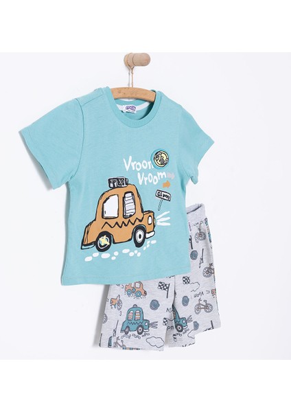 Fun World 3D Erkek Tshirt-Şort Erkek Bebek
