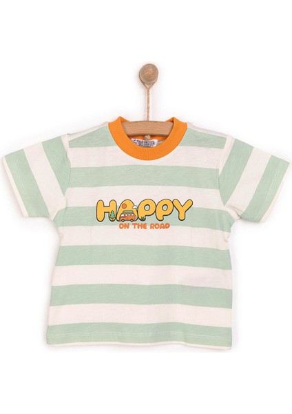 Happy On The Road Erkek Tshirt Erkek Bebek