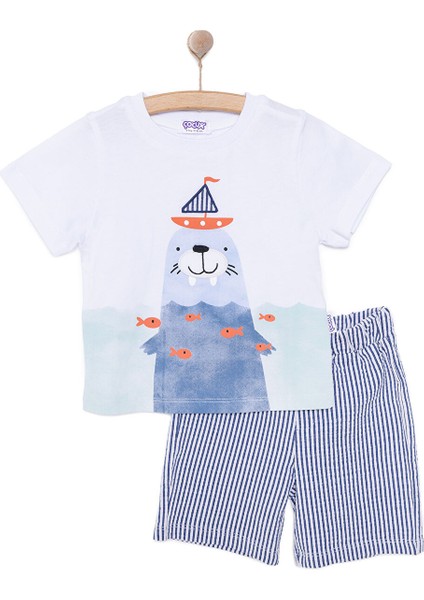 Fun World 3D Erkek Tshirt-Şort Erkek Bebek