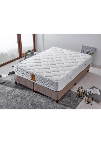 Relax Yatak 100x200 Tek Kişilik Orta Sert Beş Yıldızlı Otel Yatağı Lüks Ortopedik Yatak Çift Taraflı 28 cm